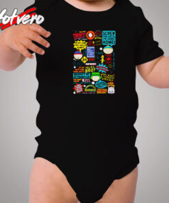 South Park Quotes Cozy Baby Onesies