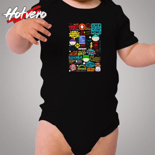 South Park Quotes Cozy Baby Onesies