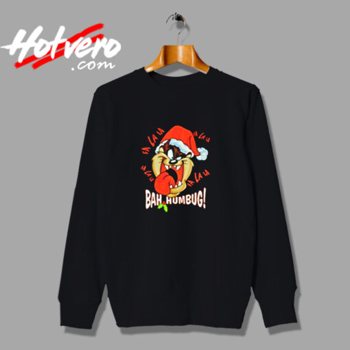 Tasmanian Bah Humbug Tongue Christmas Urban Sweatshirt