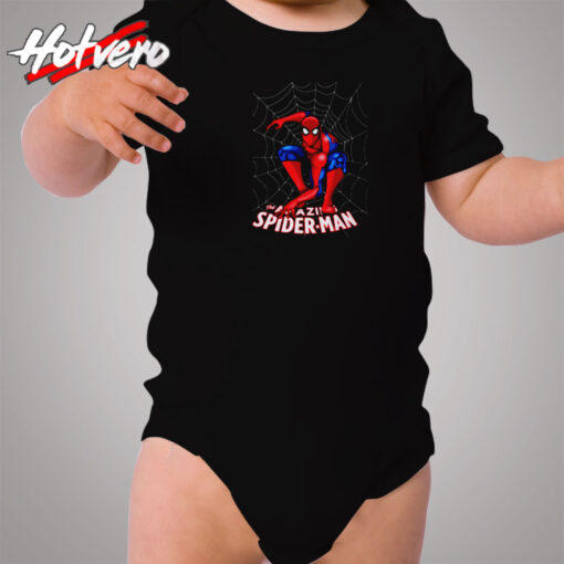 The Amazing Spiderman Cozy Baby Onesies