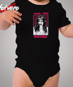 The Exorcist Your Mom Sucks Cozy Baby Onesies