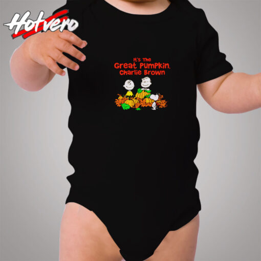 The Great Pumpkin Charlie Brown Funny Cozy Baby Onesies