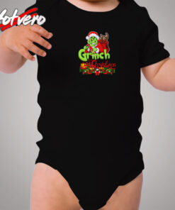 The Grinch Christmas Funny Cozy Baby Onesies