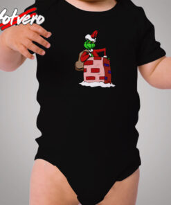 The Grinch Santa Cozy Baby Onesies