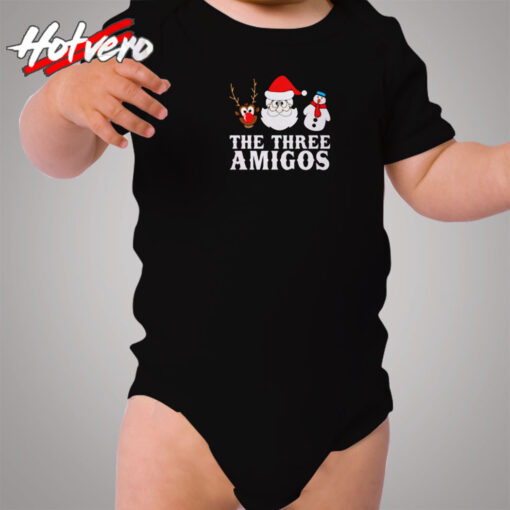 The Three Amigos' Funny Christmas Brotherhood Cozy Baby Onesies