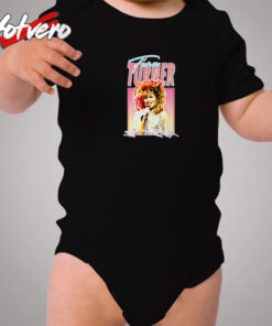 Tina Turner Graphic Art Christmas Cozy Baby Onesies