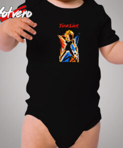 Tina Turner Live Single Concert Cozy Baby Onesies