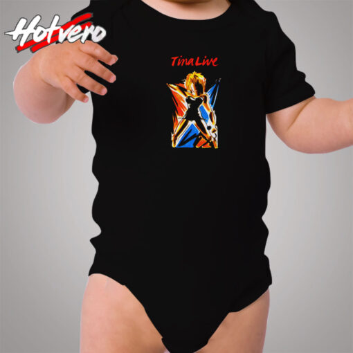 Tina Turner Live Single Concert Cozy Baby Onesies