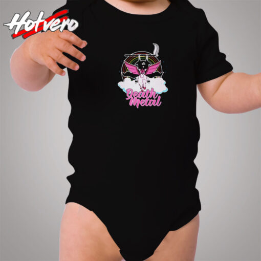 Unicorn Rainbow Kawaii Music Funny Humor Cozy Baby Onesies