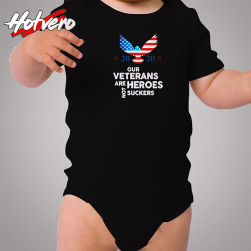 Veterans Are Heroes Cozy Baby Onesies