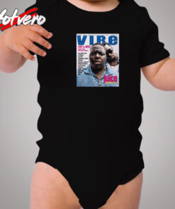 Vibe Cover Notorious B.I.G. And Diddy Cozy Baby Onesies