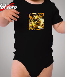 Vintage Eminem Gold Album Cover Cozy Baby Onesies