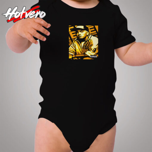 Vintage Eminem Gold Album Cover Cozy Baby Onesies