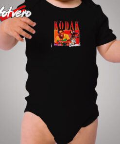 Vintage Retro Poster Kodak Black Cozy Baby Onesies