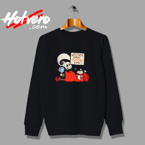 Welcome Great Pumpkin King Snoopy Urban Sweatshirt