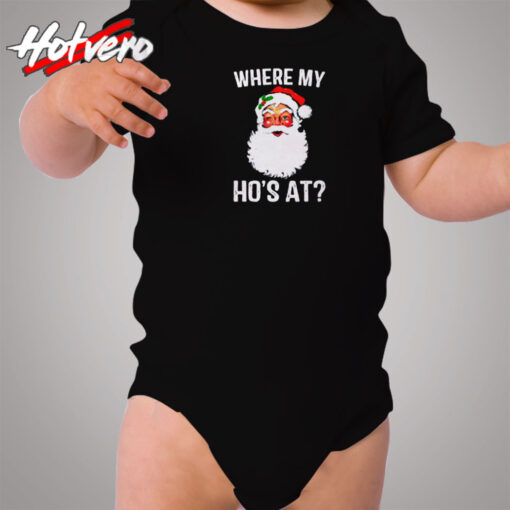 Where My Ho’s At Cozy Baby Onesies