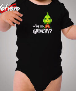 Why So Grinchy Cozy Baby Onesies