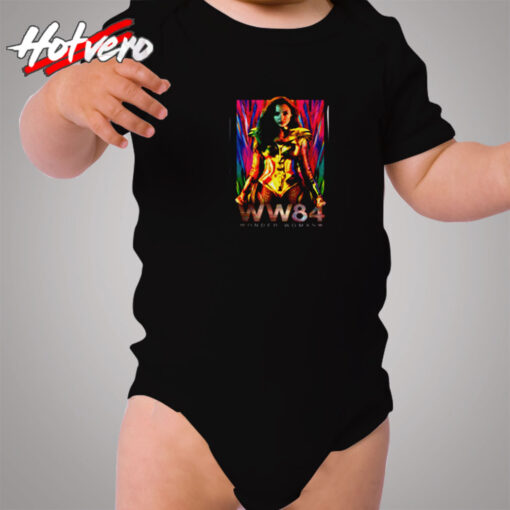 Wonder Woman 84 Golden Warrior Cozy Baby Onesies