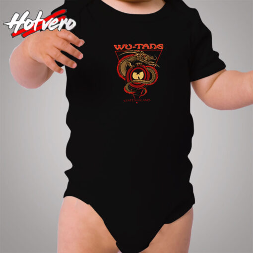 Wu Tang Clan Staten Island Dragon Cozy Baby Onesies