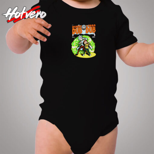 Wubba Lubba Batman Robin Comic Parody Cozy Baby Onesies