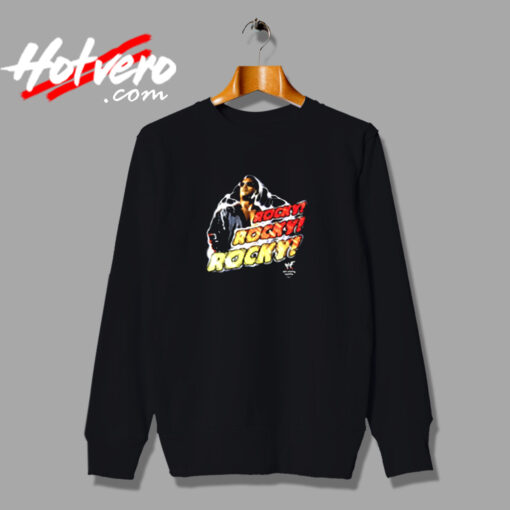 Wwf Rocky The Rock The Peoples Chant Urban Sweatshirt