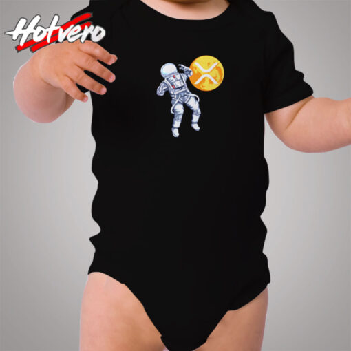 Xrp Ripple Astronaut To The Moon Cozy Baby Onesies