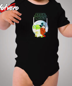 Yoda And Mickey Mouse Sw Christmas Cozy Baby Onesies