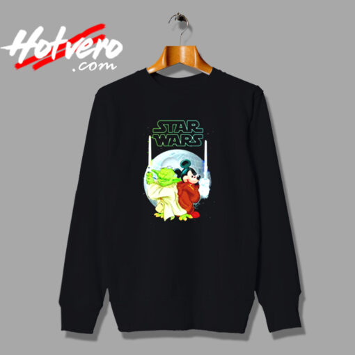 Yoda And Mickey Mouse Sw Christmas Urban Sweatshirt