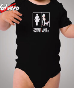 Your Wife My Wife Cozy Baby Onesies