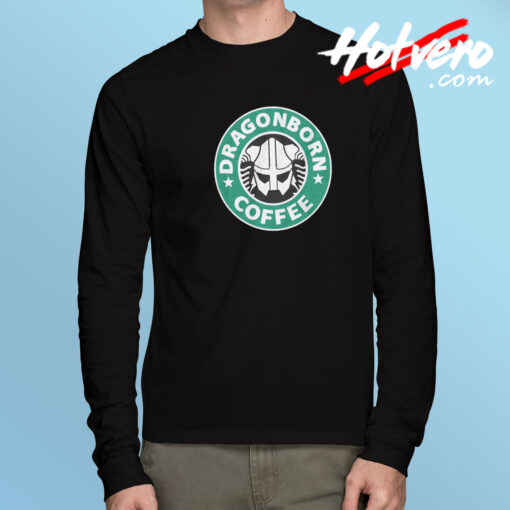 Dragonborn Coffee Long Sleeve T Shirt