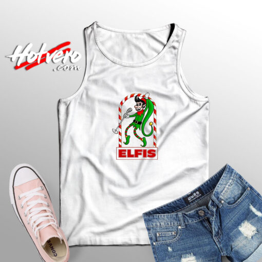 Elfis Christmas Unisex Tank Top