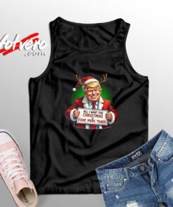 Trump All I Want for Christmas Unisex Tank Top