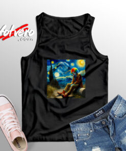 Sad Clown Night Sky Unisex Tank Top